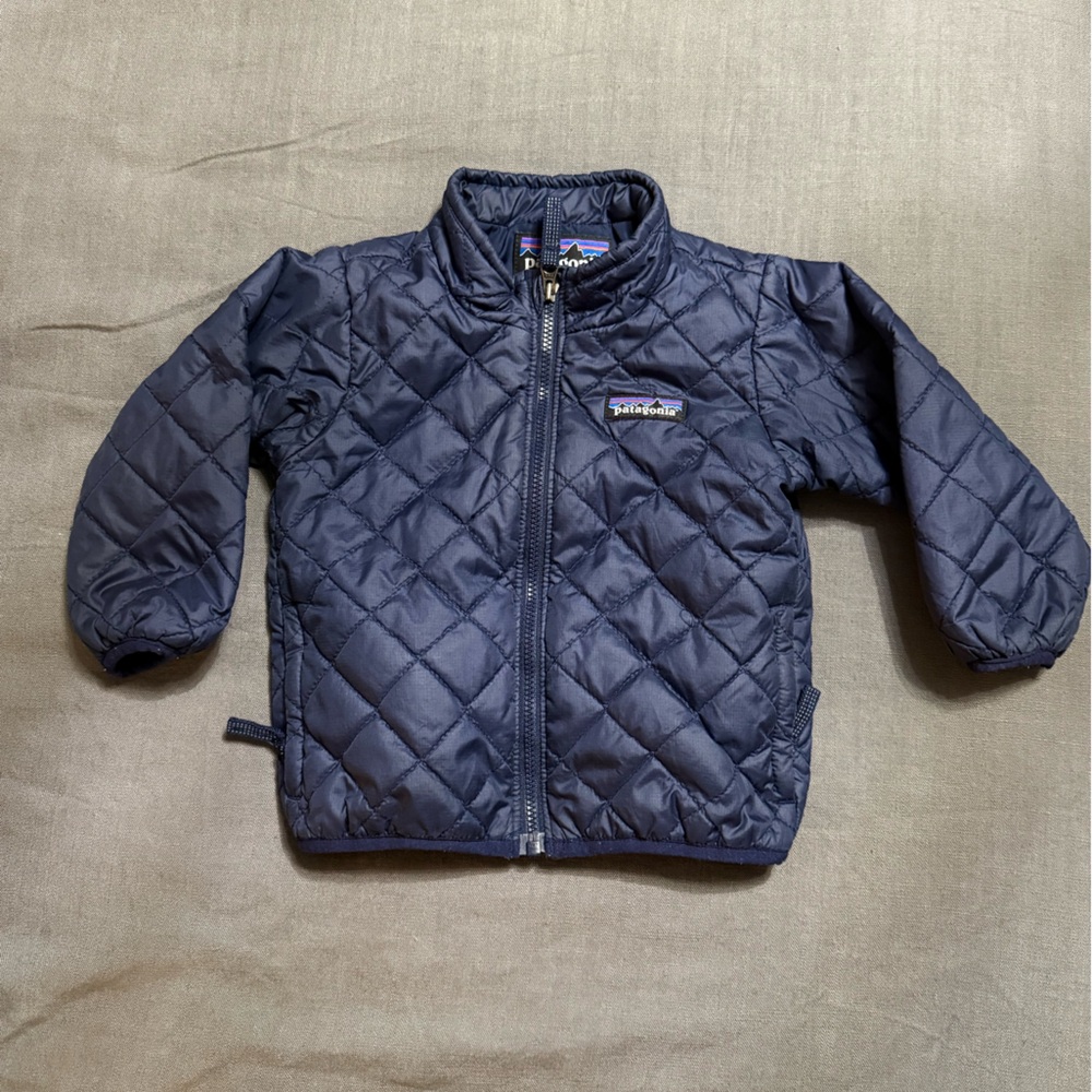 Patagonia Blue Nano Puff® Quilted Water Resistant Jacket 6-12 M authentic